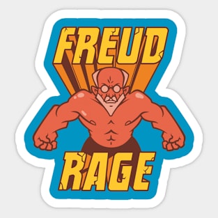 Freud Rage Sticker